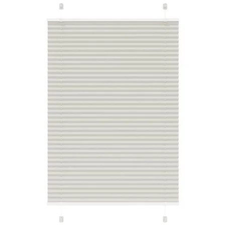 Estor Plisado gris claro 100x100 cm Tela Ancho 99,4cm Poliéster by , Blinds and blinds - Ref: Foro24-4015330, Price: 17,46 €,...