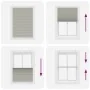 Estor Plisado gris claro 100x100 cm Tela Ancho 99,4cm Poliéster by , Blinds and blinds - Ref: Foro24-4015330, Price: 17,46 €,...