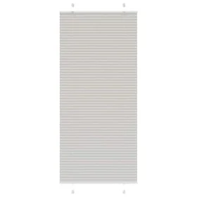 Estor Plisado gris claro 100x200 cm Tela Ancho 99,4cm Poliéster by , Blinds and blinds - Ref: Foro24-4015364, Price: 25,89 €,...