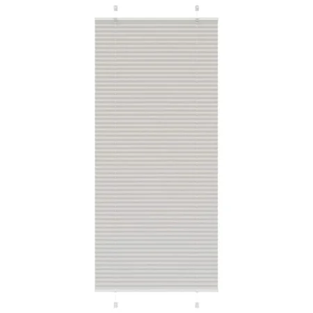 Estor Plisado gris claro 100x200 cm Tela Ancho 99,4cm Poliéster by , Blinds and blinds - Ref: Foro24-4015364, Price: 25,89 €,...