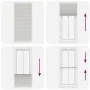Estor Plisado gris claro 100x200 cm Tela Ancho 99,4cm Poliéster by , Blinds and blinds - Ref: Foro24-4015364, Price: 25,89 €,...