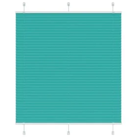 Estor Plisado verde petróleo 120x100 cm Tela Ancho 119,4 cm by , Blinds and blinds - Ref: Foro24-4015385, Price: 20,10 €, Dis...