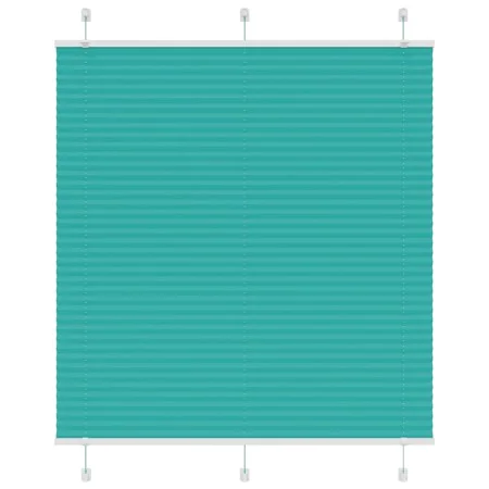 Estor Plisado verde petróleo 120x100 cm Tela Ancho 119,4 cm by , Blinds and blinds - Ref: Foro24-4015385, Price: 21,94 €, Dis...