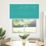 Estor Plisado verde petróleo 120x100 cm Tela Ancho 119,4 cm by , Blinds and blinds - Ref: Foro24-4015385, Price: 21,94 €, Dis...