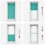 Estor Plisado verde petróleo 55x100 cm Tela Ancho 54,4 cm by , Blinds and blinds - Ref: Foro24-4015372, Price: 15,98 €, Disco...