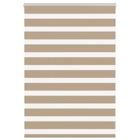 Estor cebra marrón arena tejido ancho 105,9 cm poliéster by , Blinds and blinds - Ref: Foro24-4014523, Price: 24,93 €, Discou...