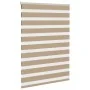 Estor cebra marrón arena tejido ancho 105,9 cm poliéster de , Persianas y estores - Ref: Foro24-4014523, Precio: 24,93 €, Des...