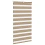 Estor cebra marrón arena tejido ancho 70,9 cm poliéster de , Persianas y estores - Ref: Foro24-4014516, Precio: 21,80 €, Desc...