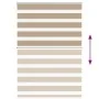 Estor cebra marrón arena tejido ancho 105,9 cm poliéster by , Blinds and blinds - Ref: Foro24-4014549, Price: 28,01 €, Discou...