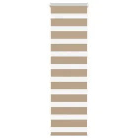Estor cebra marrón arena tejido ancho 35,9 cm poliéster by , Blinds and blinds - Ref: Foro24-4014535, Price: 19,63 €, Discoun...