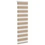 Estor cebra marrón arena tejido ancho 45,9 cm poliéster by , Blinds and blinds - Ref: Foro24-4014537, Price: 20,62 €, Discoun...