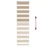 Estor cebra marrón arena tejido ancho 45,9 cm poliéster by , Blinds and blinds - Ref: Foro24-4014537, Price: 20,62 €, Discoun...