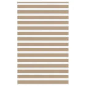 Estor cebra marrón arena tejido ancho 140,9 cm poliéster by , Blinds and blinds - Ref: Foro24-4014582, Price: 37,56 €, Discou...