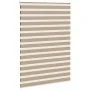 Estor cebra marrón arena tejido ancho 160,9 cm poliéster by , Blinds and blinds - Ref: Foro24-4014612, Price: 41,12 €, Discou...