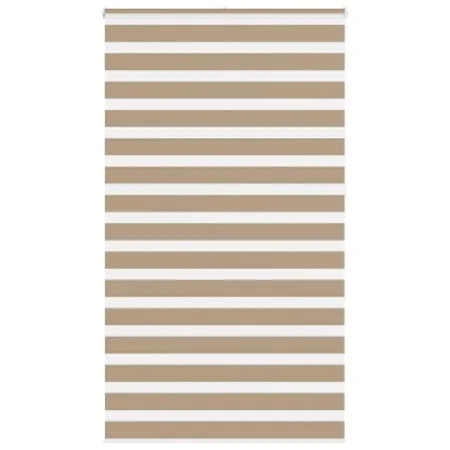 Estor cebra marrón arena tejido ancho 130,9 cm poliéster by , Blinds and blinds - Ref: Foro24-4014606, Price: 28,58 €, Discou...