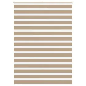 Estor cebra marrón arena tejido ancho 150,9 cm poliéster by , Blinds and blinds - Ref: Foro24-4014610, Price: 37,63 €, Discou...