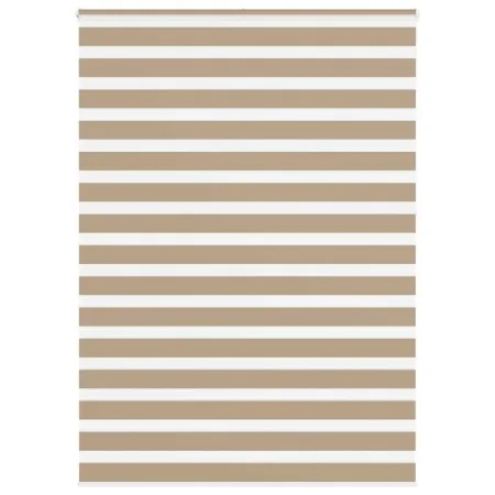 Estor cebra marrón arena tejido ancho 150,9 cm poliéster by , Blinds and blinds - Ref: Foro24-4014610, Price: 37,63 €, Discou...