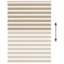 Estor cebra marrón arena tejido ancho 150,9 cm poliéster by , Blinds and blinds - Ref: Foro24-4014610, Price: 37,63 €, Discou...
