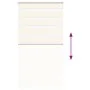 Estor cebra beige mármol tejido ancho 70,9 cm poliéster by , Blinds and blinds - Ref: Foro24-4014646, Price: 23,53 €, Discoun...