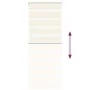 Estor cebra beige mármol tejido ancho 60,9 cm poliéster de , Persianas y estores - Ref: Foro24-4014644, Precio: 21,13 €, Desc...