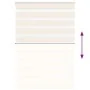 Estor cebra beige mármol tejido ancho 90,9 cm poliéster by , Blinds and blinds - Ref: Foro24-4014650, Price: 29,35 €, Discoun...