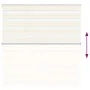 Estor cebra beige mármol tejido ancho 135,9 cm poliéster by , Blinds and blinds - Ref: Foro24-4014659, Price: 35,86 €, Discou...