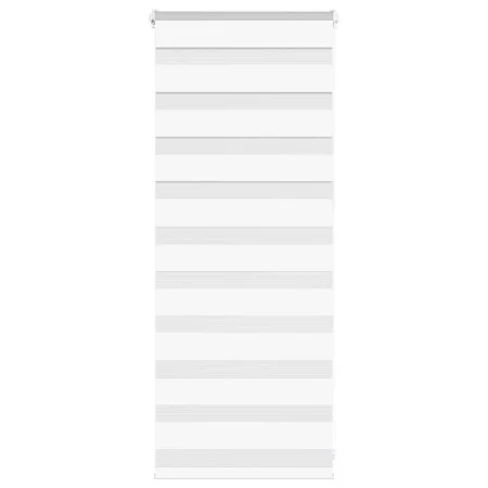 Estor cebra blanco 65x100 cm tejido ancho 60,9 cm poliéster by , Blinds and blinds - Ref: Foro24-4014722, Price: 24,74 €, Dis...