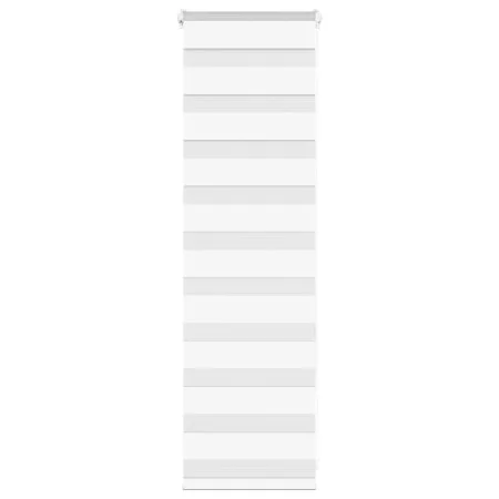 Estor cebra blanco 40x100 cm tejido ancho 35,9 cm poliéster von , Jalousien und Jalousien - Ref: Foro24-4014717, Preis: 15,57...