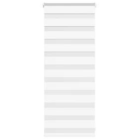 Estor cebra blanco 55x100 cm tejido ancho 50,9 cm poliéster by , Blinds and blinds - Ref: Foro24-4014720, Price: 21,27 €, Dis...