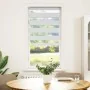 Estor cebra blanco 55x100 cm tejido ancho 50,9 cm poliéster by , Blinds and blinds - Ref: Foro24-4014720, Price: 23,44 €, Dis...
