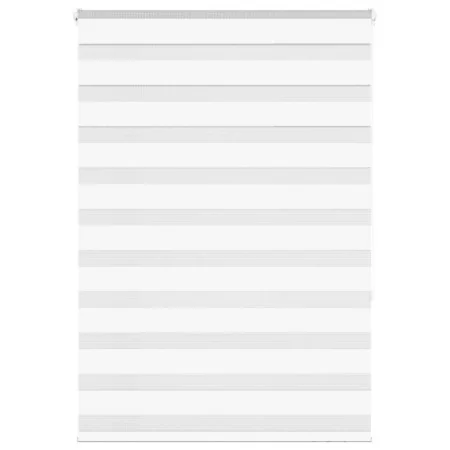 Estor cebra blanco 110x150 cm tejido ancho 105,9 cm poliéster by , Blinds and blinds - Ref: Foro24-4014757, Price: 34,73 €, D...