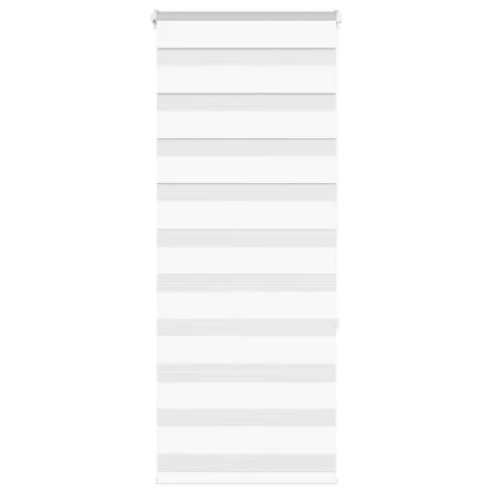 Estor cebra blanco 65x150 cm tejido ancho 60,9 cm poliéster by , Blinds and blinds - Ref: Foro24-4014748, Price: 26,55 €, Dis...