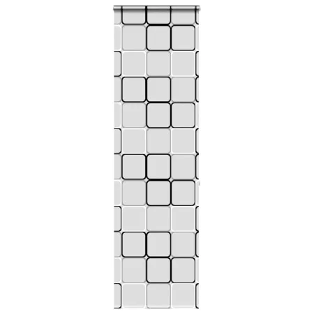 Estor enrollable para ducha con casete 80x240cm tela ancho 76cm by , Blinds and blinds - Ref: Foro24-4015043, Price: 18,32 €,...