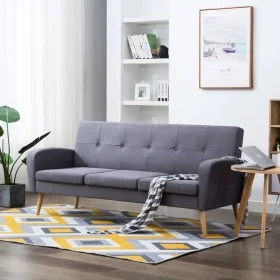 Sofá de 3 plazas de tela gris claro by , Sofas - Ref: Foro24-246994, Price: 296,62 €, Discount: %