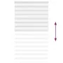 Estor cebra blanco 120x230 cm tejido ancho 115,9 cm poliéster de , Persianas y estores - Ref: Foro24-4014811, Precio: 34,91 €...
