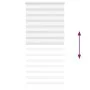 Estor cebra blanco 100x230 cm tejido ancho 95,9 cm poliéster de , Persianas y estores - Ref: Foro24-4014807, Precio: 31,19 €,...