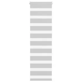 Estor cebra gris claro 45x150 cm tejido ancho 40,9 cm poliéster by , Blinds and blinds - Ref: Foro24-4014432, Price: 15,43 €,...