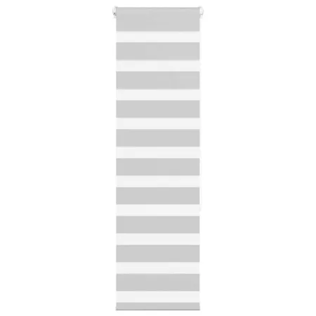 Estor cebra gris claro 45x150 cm tejido ancho 40,9 cm poliéster by , Blinds and blinds - Ref: Foro24-4014432, Price: 15,43 €,...