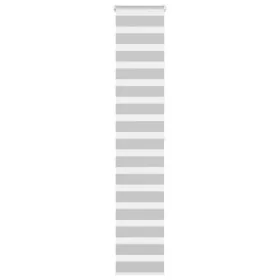 Estor cebra gris claro 45x200cm tejido ancho 40,9 cm poliéster by , Blinds and blinds - Ref: Foro24-4014458, Price: 18,73 €, ...