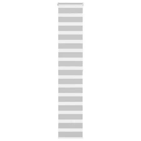 Estor cebra gris claro 45x200cm tejido ancho 40,9 cm poliéster by , Blinds and blinds - Ref: Foro24-4014458, Price: 18,73 €, ...