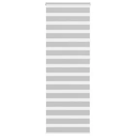 Estor cebra gris claro 90x230 cm tejido ancho 85,9 cm poliéster by , Blinds and blinds - Ref: Foro24-4014493, Price: 31,44 €,...
