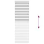 Estor cebra gris claro 75x200cm tejido ancho 70,9 cm poliéster by , Blinds and blinds - Ref: Foro24-4014464, Price: 25,31 €, ...