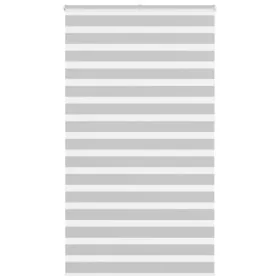 Estor cebra gris claro 135x230cm tejido ancho 130,9cm poliéster by , Blinds and blinds - Ref: Foro24-4014502, Price: 28,58 €,...