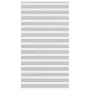 Estor cebra gris claro 125x230cm tejido ancho 120,9cm poliéster by , Blinds and blinds - Ref: Foro24-4014500, Price: 35,62 €,...