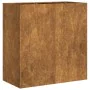 Jardinera oxidada 80x40x80 cm acero corten von , Töpfe und Pflanzgefäße - Ref: Foro24-860716, Preis: 90,91 €, Rabatt: %