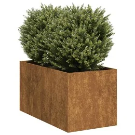 Jardinera oxidada 40x80x40 cm acero corten von , Töpfe und Pflanzgefäße - Ref: Foro24-860737, Preis: 56,02 €, Rabatt: %