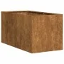 Jardinera oxidada 40x80x40 cm acero corten de , Maceteros y jardineras - Ref: Foro24-860737, Precio: 57,74 €, Descuento: %