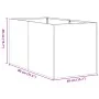 Jardinera oxidada 40x80x40 cm acero corten de , Maceteros y jardineras - Ref: Foro24-860737, Precio: 57,74 €, Descuento: %