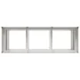 Jardinera 120x40x80 cm acero inoxidable by , Pots and planters - Ref: Foro24-860721, Price: 179,65 €, Discount: %
