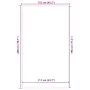 Felpudo azul 115x200 cm von , Fußmatten - Ref: Foro24-4105575, Preis: 51,70 €, Rabatt: %